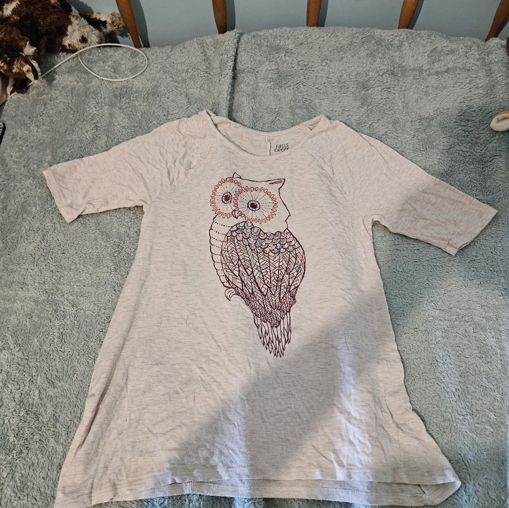 Falls Creek owl shirt